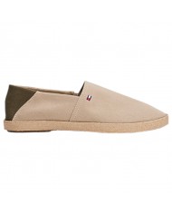 Espadrillas Uomo Tommy Hilfiger Slip On Cotone Beige