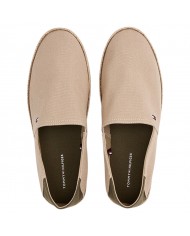 Espadrillas Uomo Tommy Hilfiger Slip On Cotone Beige