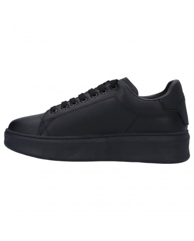 Sneakers Uomo Gaelle Patch Logo Leather Black