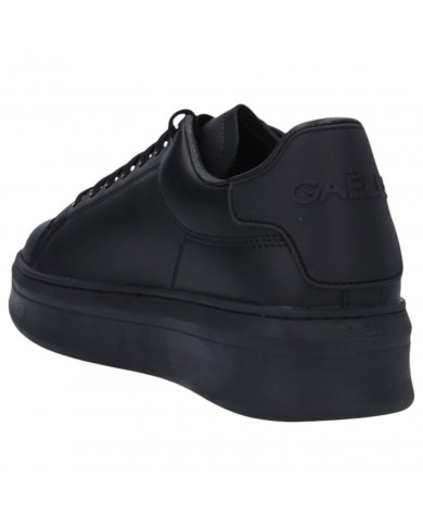 Sneakers Uomo Gaelle Patch Logo Leather Black