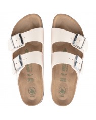 Sandalo Donna Birkenstock Arizona Vegan Birko-Flor Nubuck Light Rose