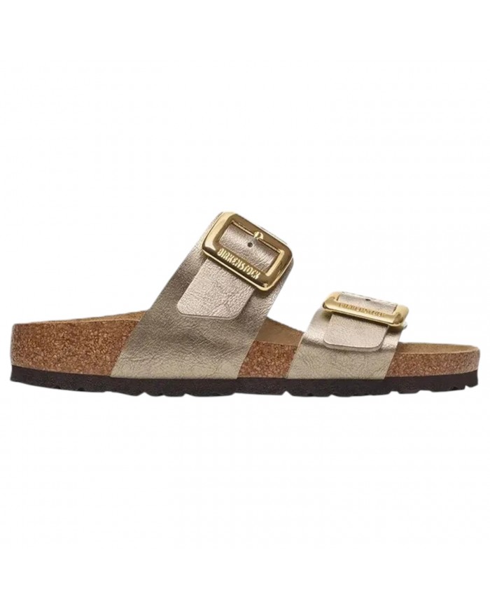Sandalo Donna Birkenstock Sydney Cushion Buckle Birko Flor Graceful Taupe