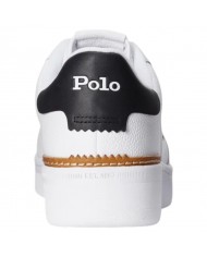 Sneaker Uomo Ralph Lauren Masters Court Leather White Blue