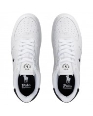 Sneaker Uomo Ralph Lauren Masters Court Leather White Blue