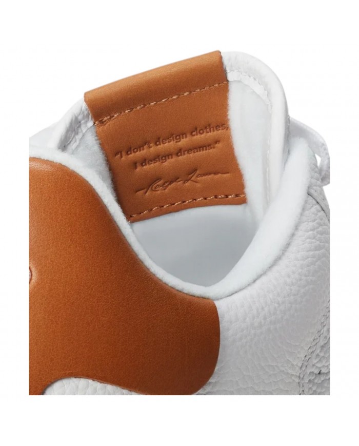 Sneaker Uomo Ralph Lauren Masters Court Leather White Tan