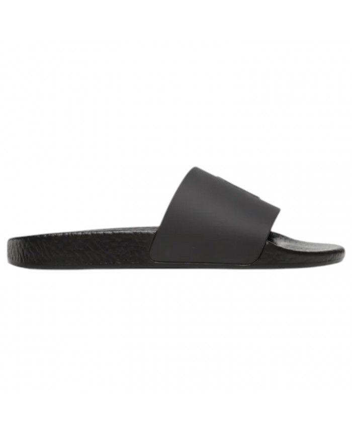 Ciabatta Uomo Ralph Lauren Pony Logo Polo Slide in Eva Black