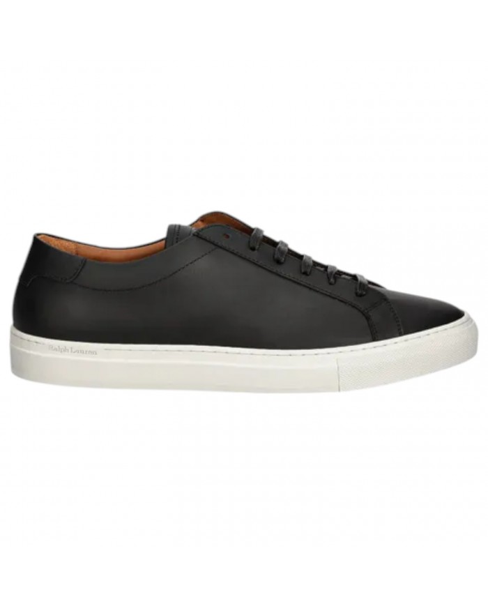 Sneaker Uomo Polo By Ralph Lauren Jermain Lux Leather Black