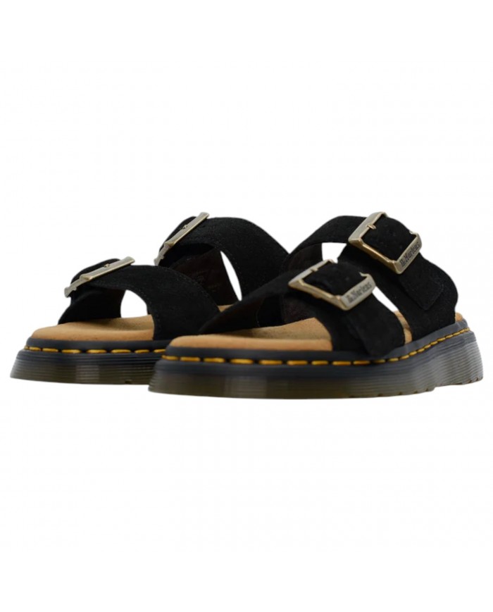 Ciabatta Uomo Dr Martens Josef  Eh Suede Black