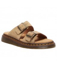 Ciabatta Uomo Dr Martens Josef Bronx Suede Savannah Tan Beige