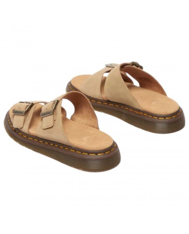 Ciabatta Uomo Dr Martens Josef Bronx Suede Savannah Tan Beige