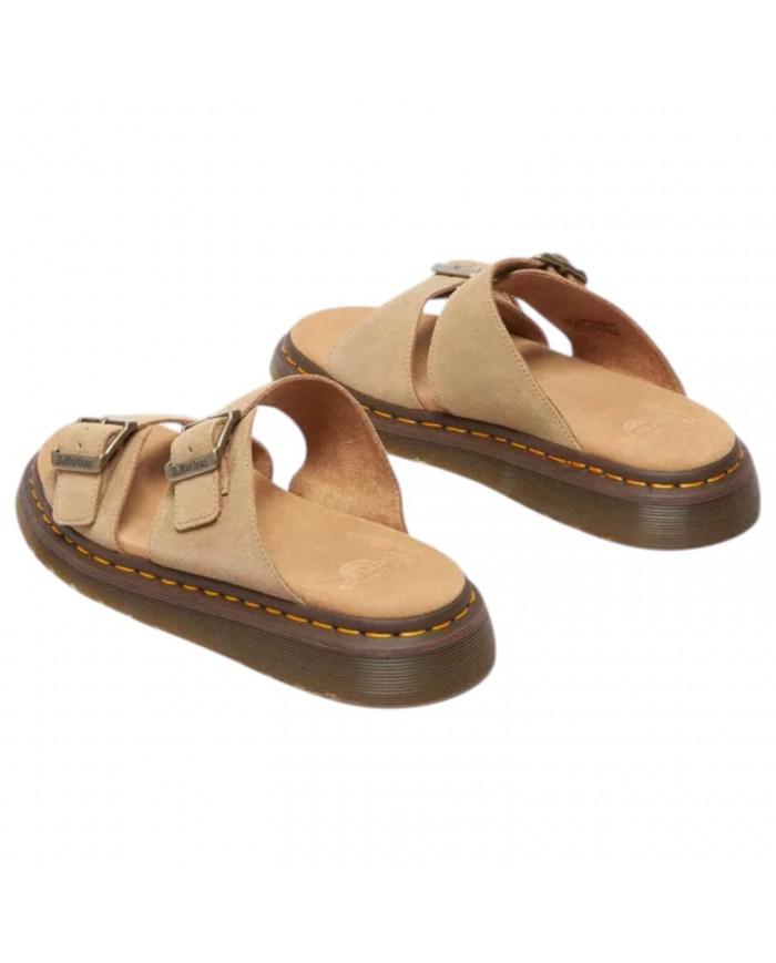 Ciabatta Uomo Dr Martens Josef Bronx Suede Savannah Tan Beige