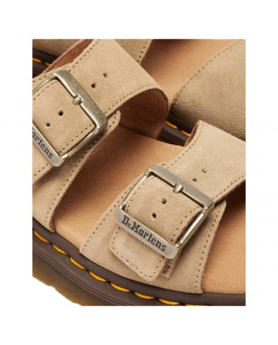 Ciabatta Uomo Dr Martens Josef Bronx Suede Savannah Tan Beige