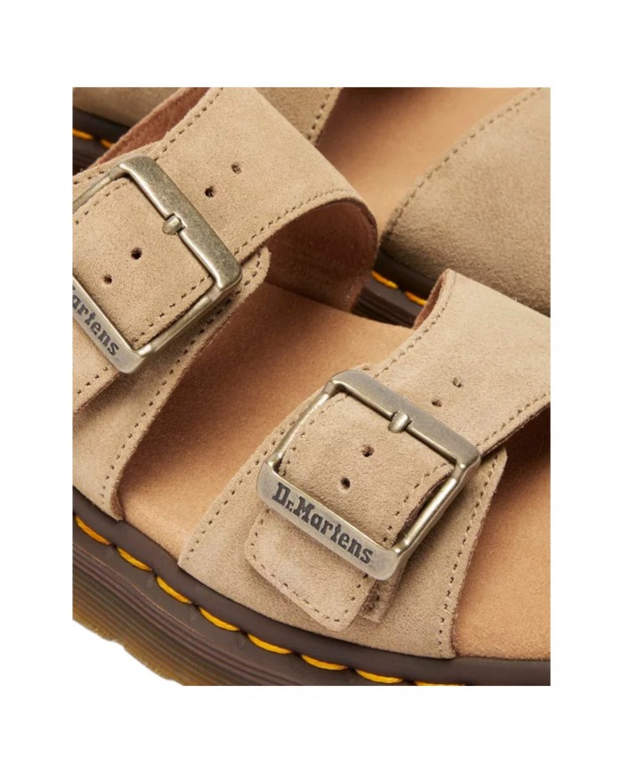 Ciabatta Uomo Dr Martens Josef Bronx Suede Savannah Tan Beige