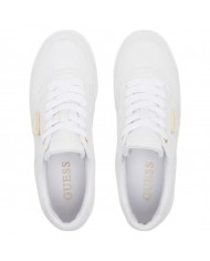 Sneaker Donna Guess Miriam 4G Logo Leather White