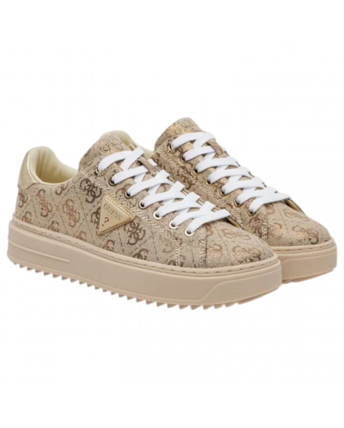 Sneaker Donna Guess Denesa 4G Logo Gold