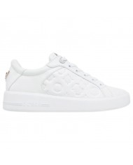 Sneaker Donna Guess Ronii 4G Peony Logo Leather White