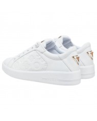 Sneaker Donna Guess Ronii 4G Peony Logo Leather White
