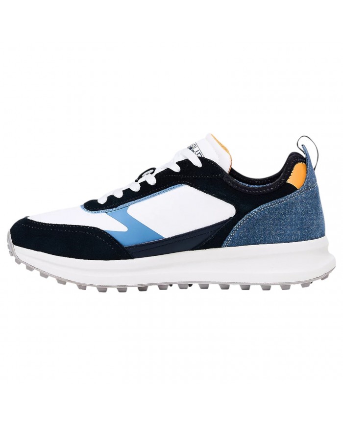 Sneakers Uomo Napapijri Slate 16 Nylon Suede White Navy