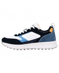 Sneakers Uomo Napapijri Slate 16 Nylon Suede White Navy