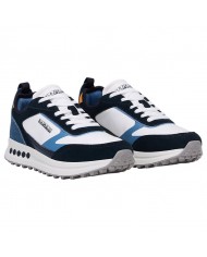 Sneakers Uomo Napapijri Slate 16 Nylon Suede White Navy