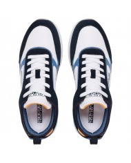 Sneakers Uomo Napapijri Slate 16 Nylon Suede White Navy