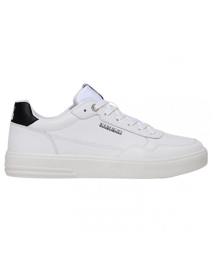 Sneakers Uomo Napapijri Bark 12 Leather White Black