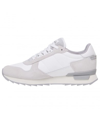 Sneakers Uomo Napapijri Stab 01 Mesh Suede White Grey