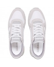 Sneakers Uomo Napapijri Stab 01 Mesh Suede White Grey