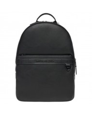 Zaino Armani Exchange Uomo Line Logo Leather Black