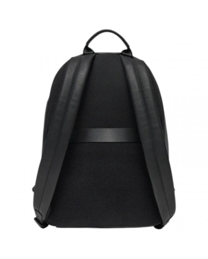 Zaino Armani Exchange Uomo Line Logo Leather Black