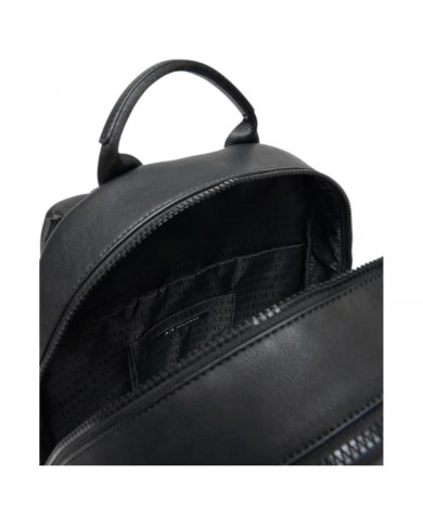 Zaino Armani Exchange Uomo Line Logo Leather Black