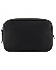 Pochette Uomo Armani Exchange Monogram Logo Leather Black