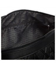 Borsone Uomo Exchange Monogram Logo Leather Black