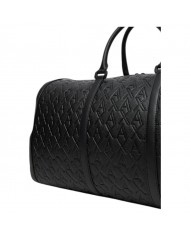 Borsone Uomo Exchange Monogram Logo Leather Black