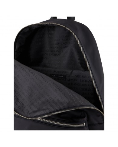 Zaino Uomo Armani Exchange Backpack Mesh Black