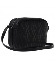 Tracolla Donna Armani Exchange Logata Leather Black
