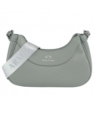 Tracolla Donna Armani Exchange Logata Leather Black