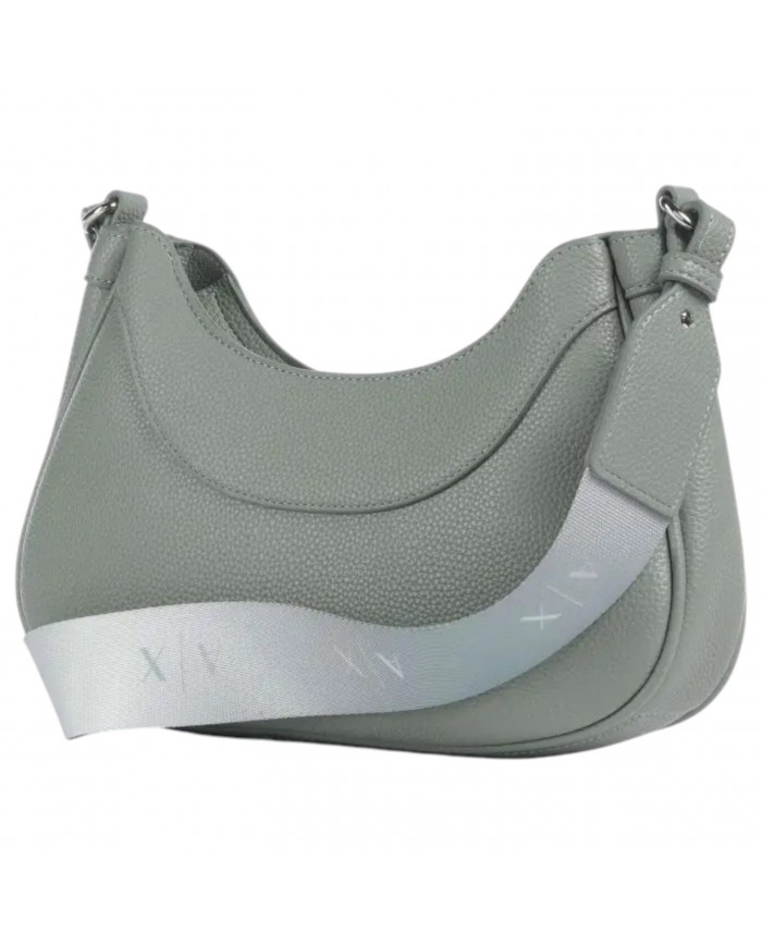 Tracolla Donna Armani Exchange Hobo Logata Leather Sage Green