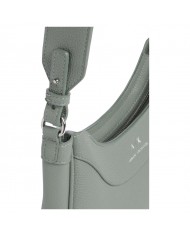 Tracolla Donna Armani Exchange Hobo Logata Leather Sage Green