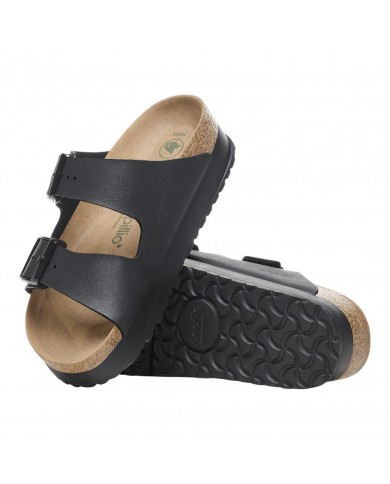 Sandalo Donna Birkenstock Papillio  Arizona Pap Flex Plarform Black