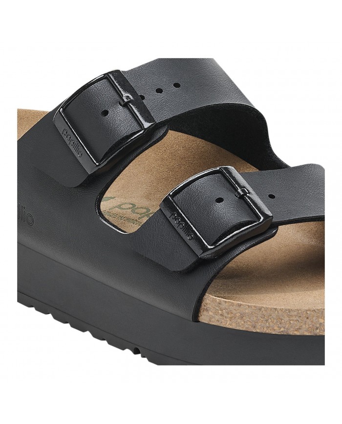 Sandalo Donna Birkenstock Papillio  Arizona Pap Flex Plarform Black