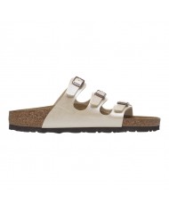 Sandalo Donna Birkenstock Unisex Florida BS Birko-Flor Graceful Pearl White