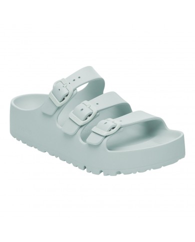 Sandalo Donna Birkenstock Unisex Florida III Eva Pap Flex PLatform Surf Green