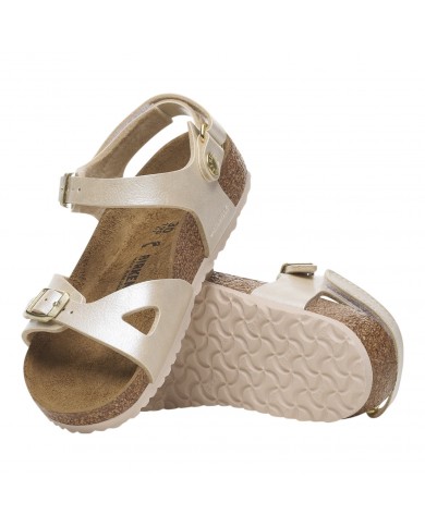 Sandalo Bimbo Birkenstock Rio AS Kids Graceful Pearl White