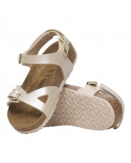 Sandalo Bimbo Birkenstock Rio AS Kids Graceful Pearl White