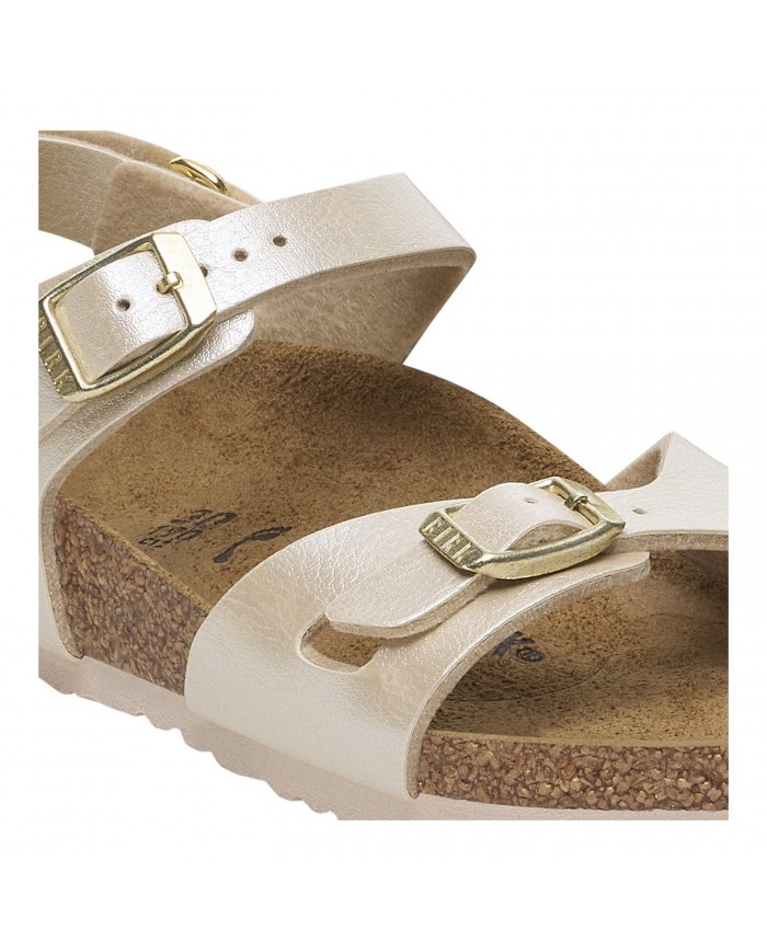 Sandalo Bimbo Birkenstock Rio AS Kids Graceful Pearl White