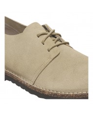 Scarpa Uomo Birkenstock Unisex Donna Stringata Uppsala Low Pelle scamosciata Faded Khaki