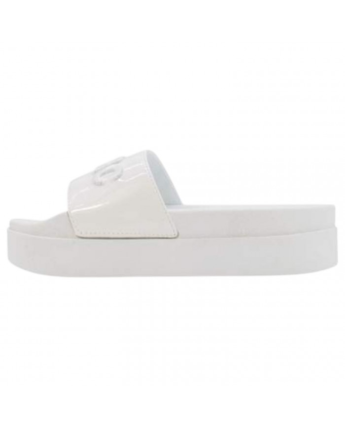 Ciabatta Marc Ellis Donna Platform Logata White
