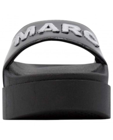 Ciabatta Marc Ellis Donna Platform Logata Black Silver