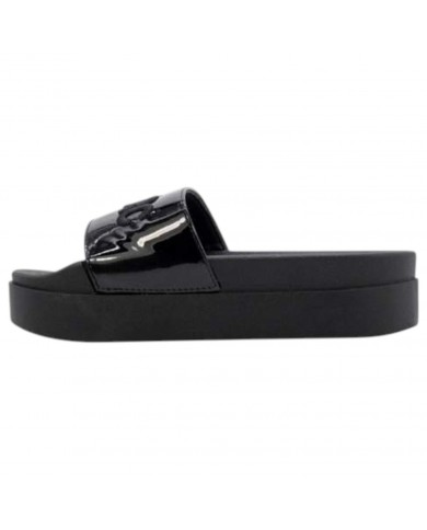 Ciabatta Marc Ellis Donna Platform Logata Black